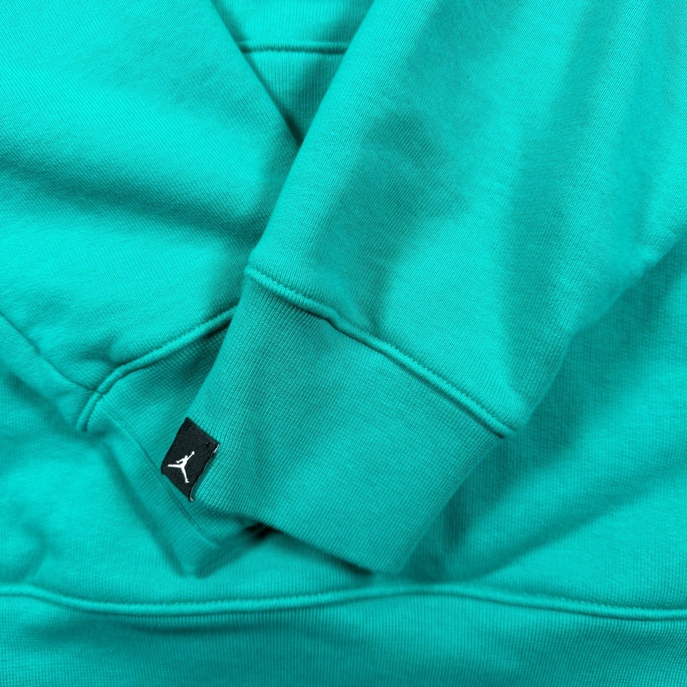 Jordan Air Jordan Mens XL Teal Pullover Hoodie Embroidered Logo Casual Athletic - Picture 5 of 15